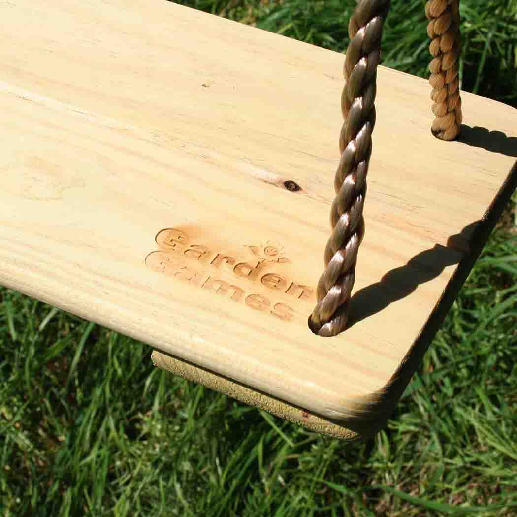 Wooden Tree Swing - Outdoor Fun Adventures