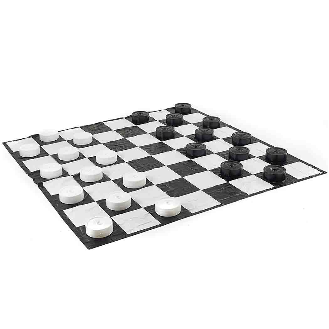 Giant Chess + Giant Draughts + Mat Package (3m x 3m)