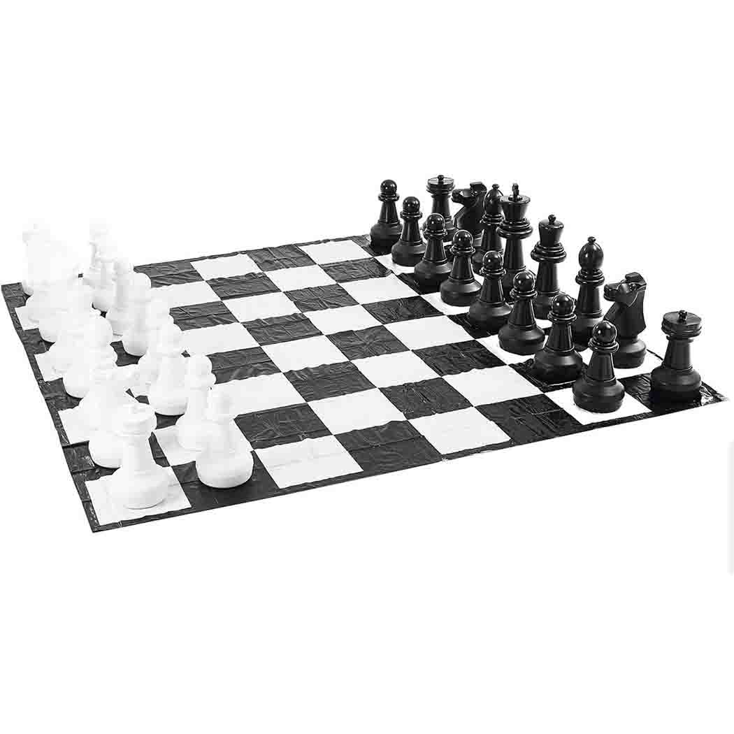 Giant Chess Set - Pieces and Mat Package (3m x 3m)