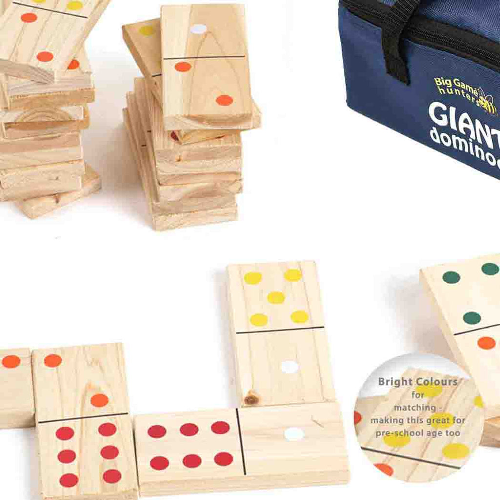 Giant Dominoes Set for Indoor & Outdoor Play