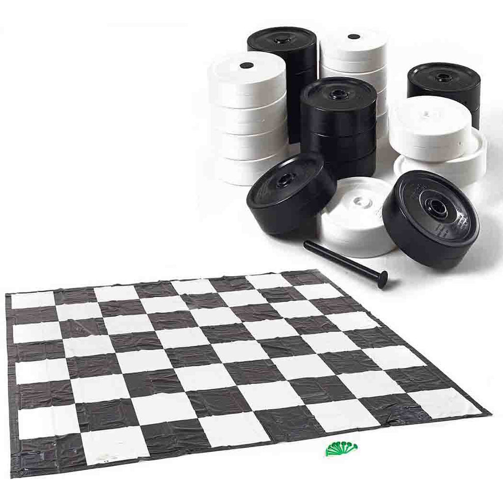 Giant Draughts and Mat Package - Indoor & Outdoor