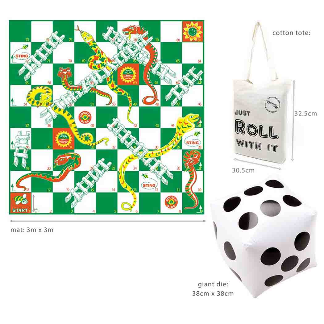 Giant Snakes and Ladders - Outdoor Game