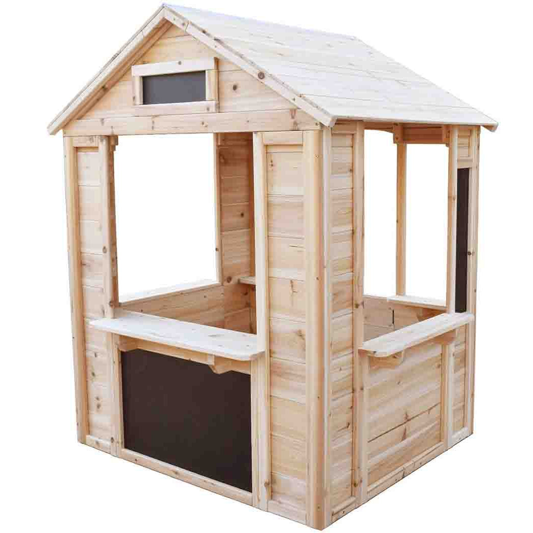 Wooden Café Shop Playhouse for Kids