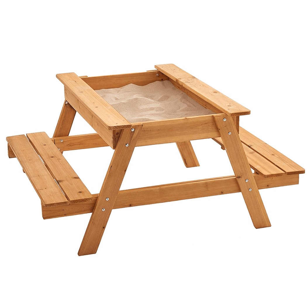Picnic Table Sandpit with Lid