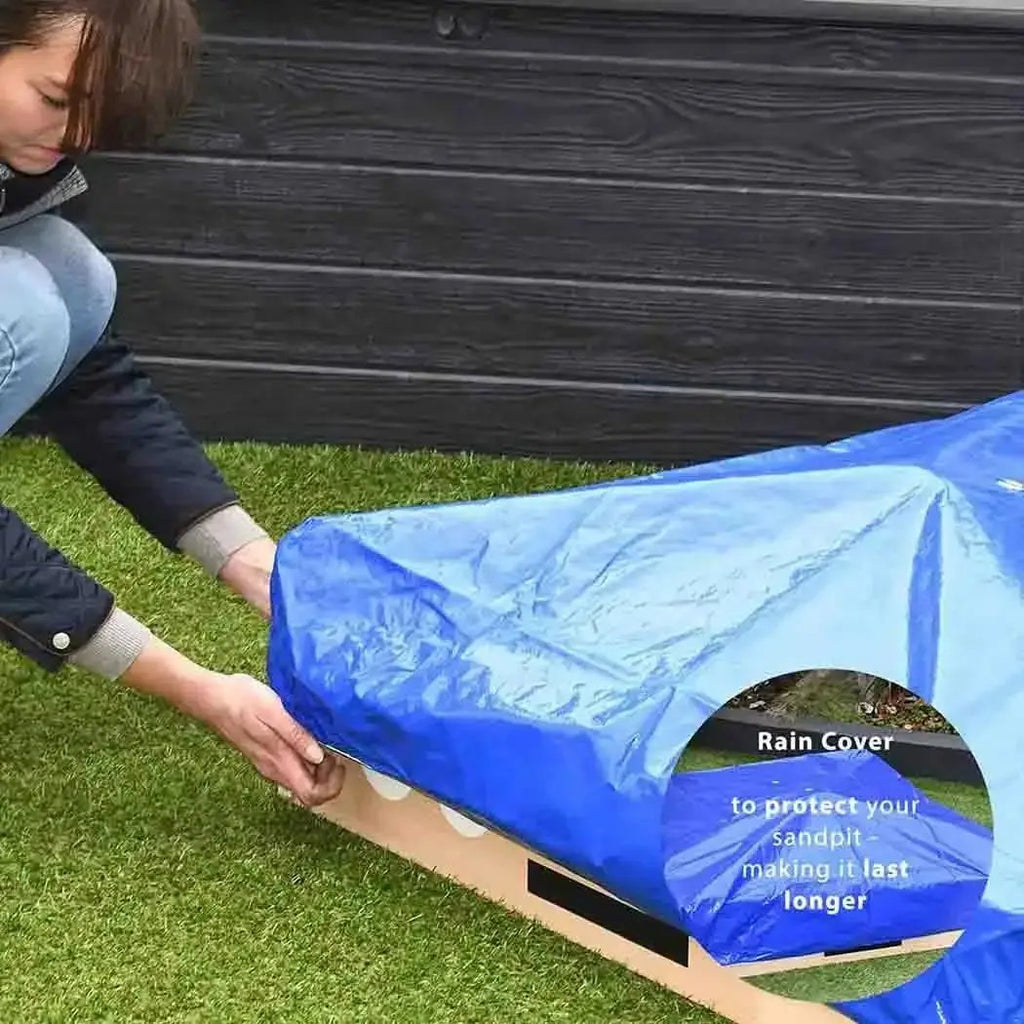 Car Shaped Wooden Sandpit