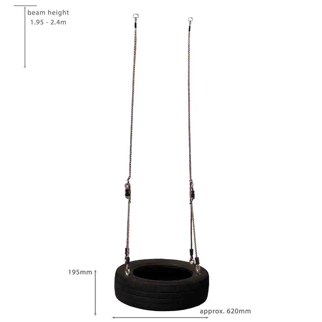 Horizontal Tyre Swing  - Long-Lasting & Fun