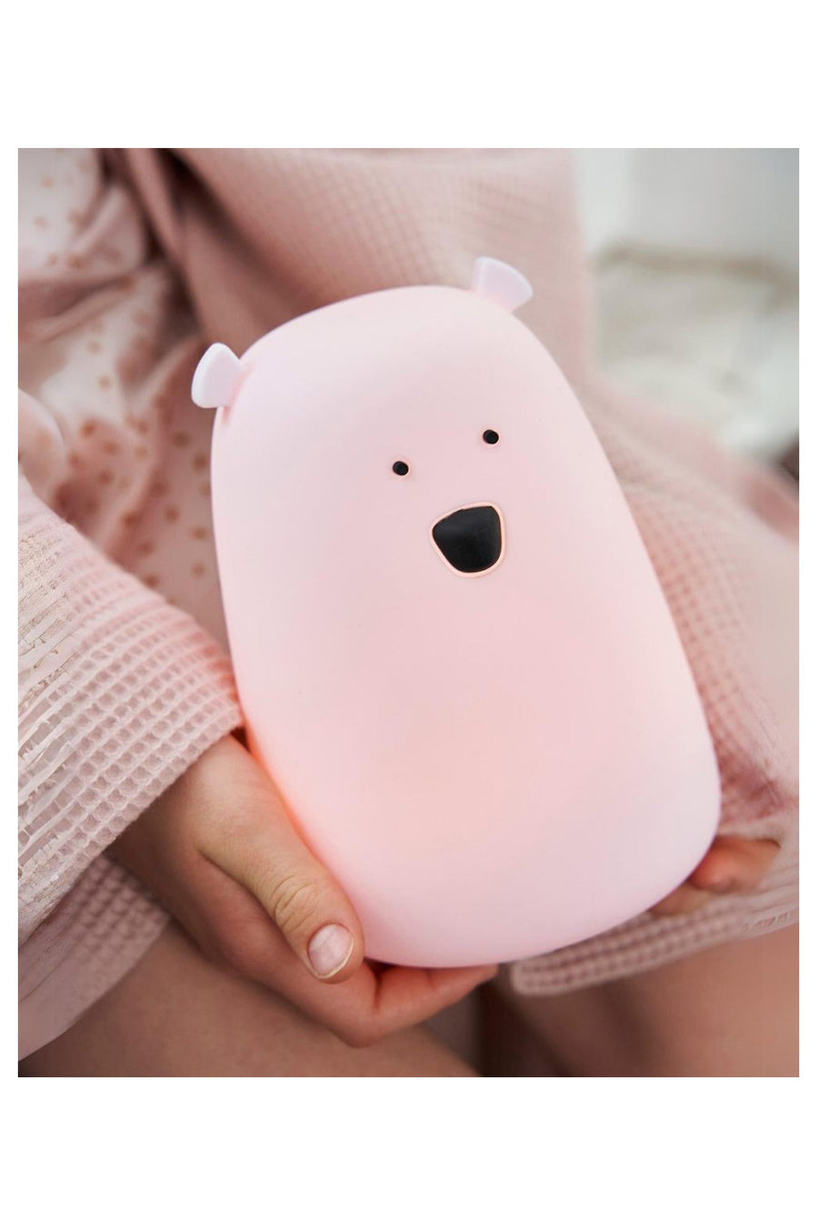 Big Teddy Bear Night Lamp – Soothing, Safe & Multicolor Light by Rabbit & Friends at brixbailey.com