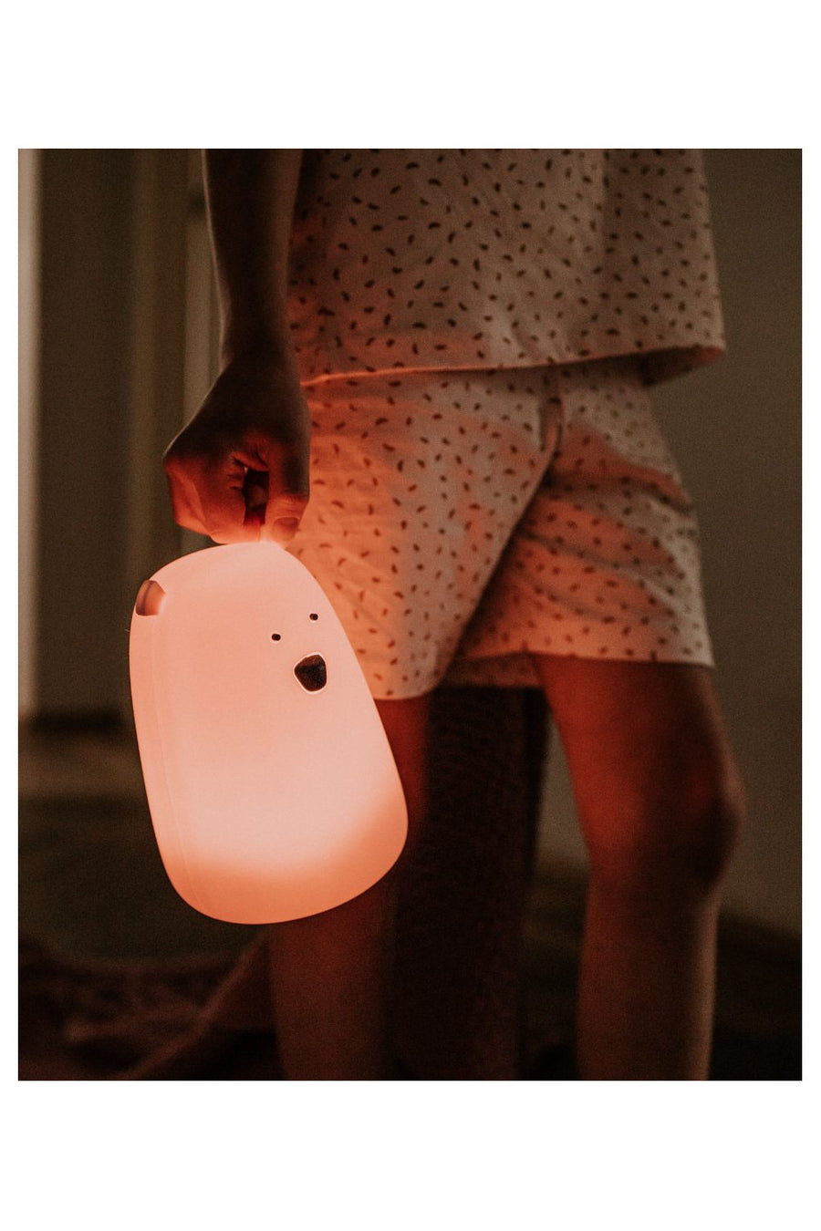 Big Teddy Bear Night Lamp – Safe & Soothing Kids' Light by Rabbit & Friends at brixbailey.com