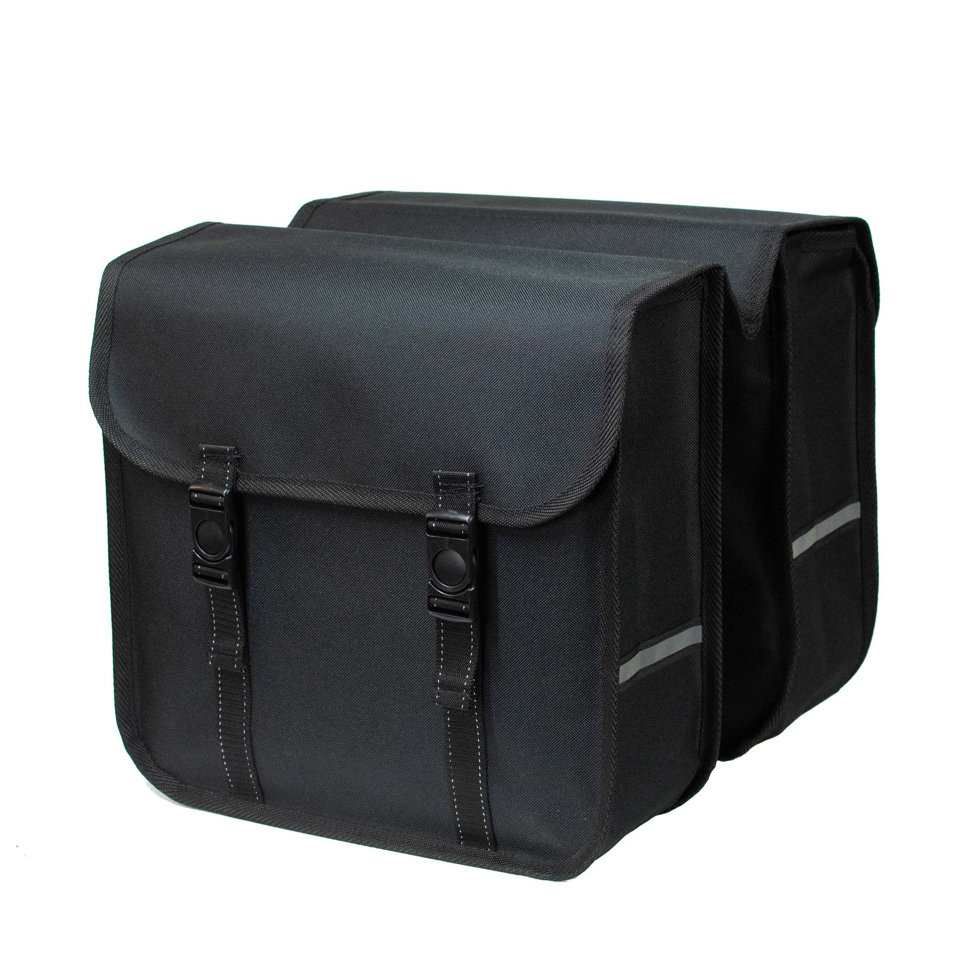 BikyBag Classic - Bicycle Double Pannier Bag (Black)