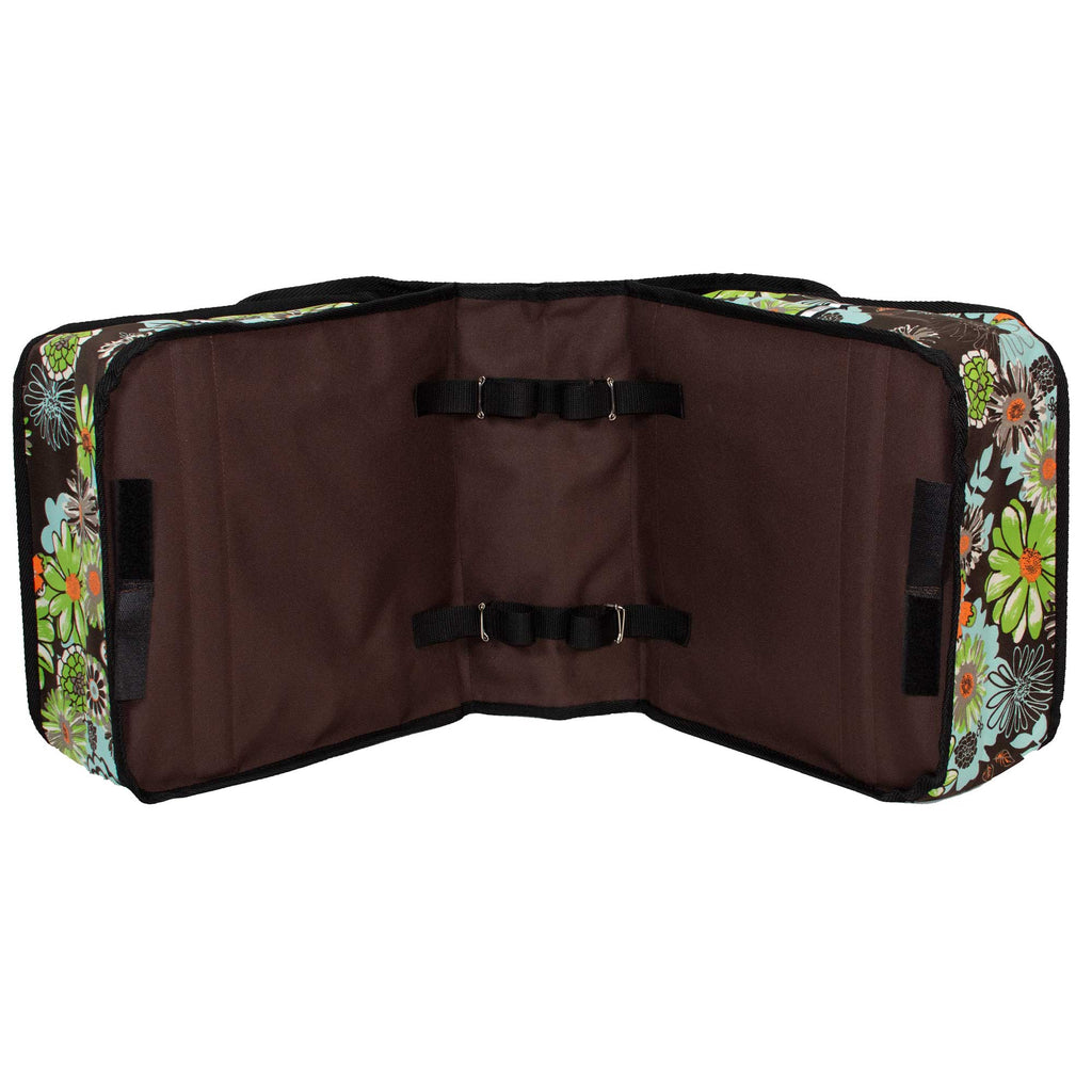 BikyBag Classic CE - Bicycle Double Pannier Bag (Green Meadow)