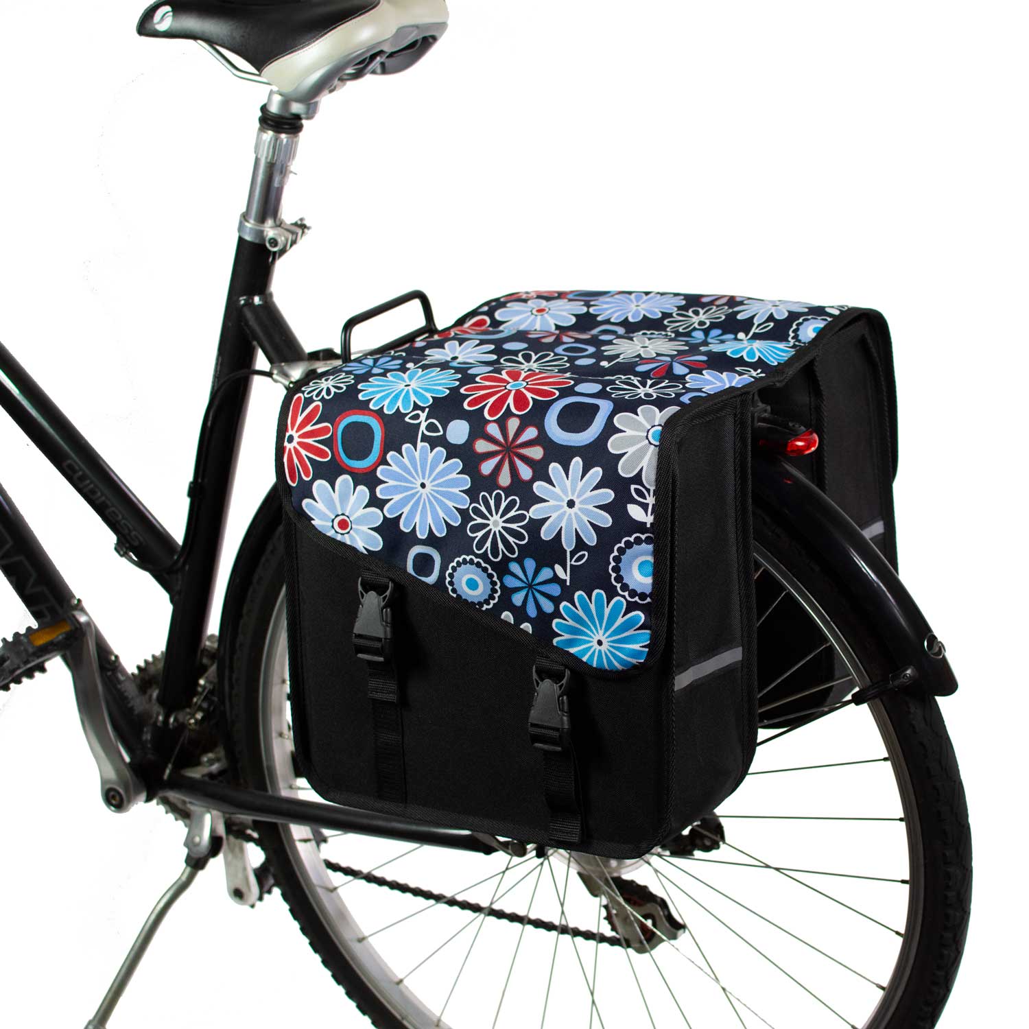BikyBag Classic CS - Bicycle Double Panniers (Daisy)
