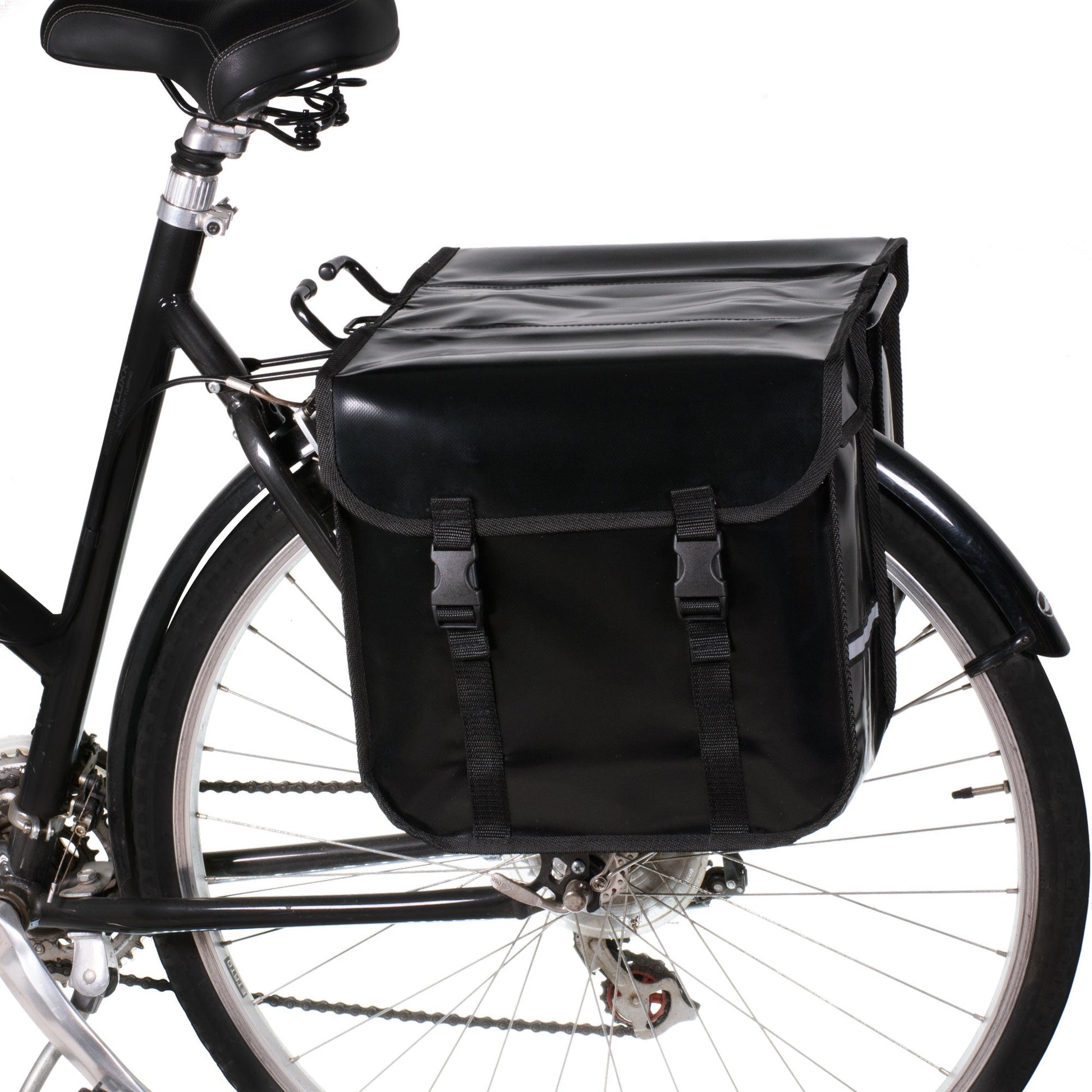 BikyBag Classic CW - Waterproof Bicycle Double Panniers (Black)