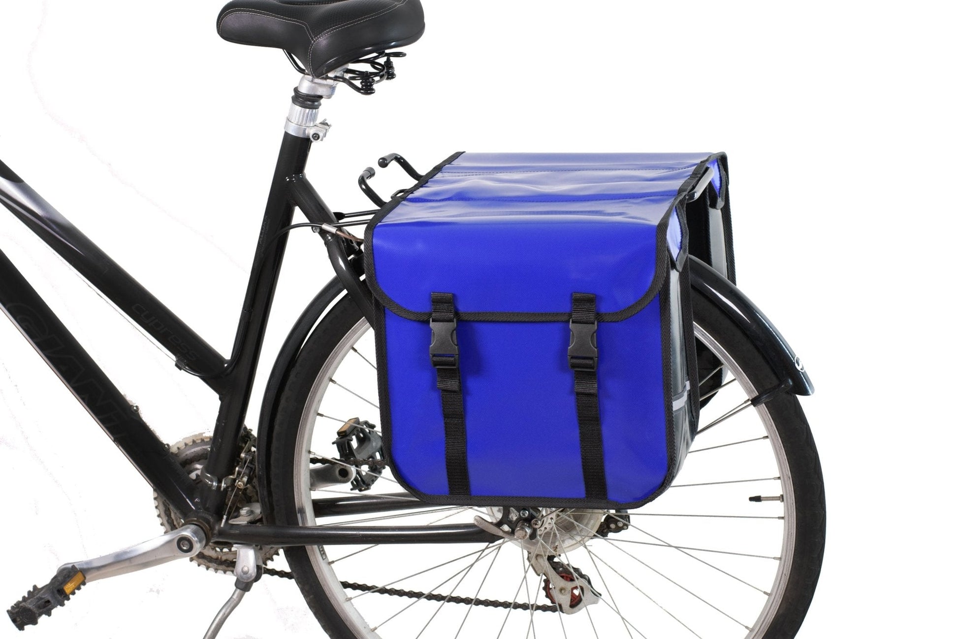 BikyBag Classic CW - Waterproof Bicycle Double Panniers (Blue)