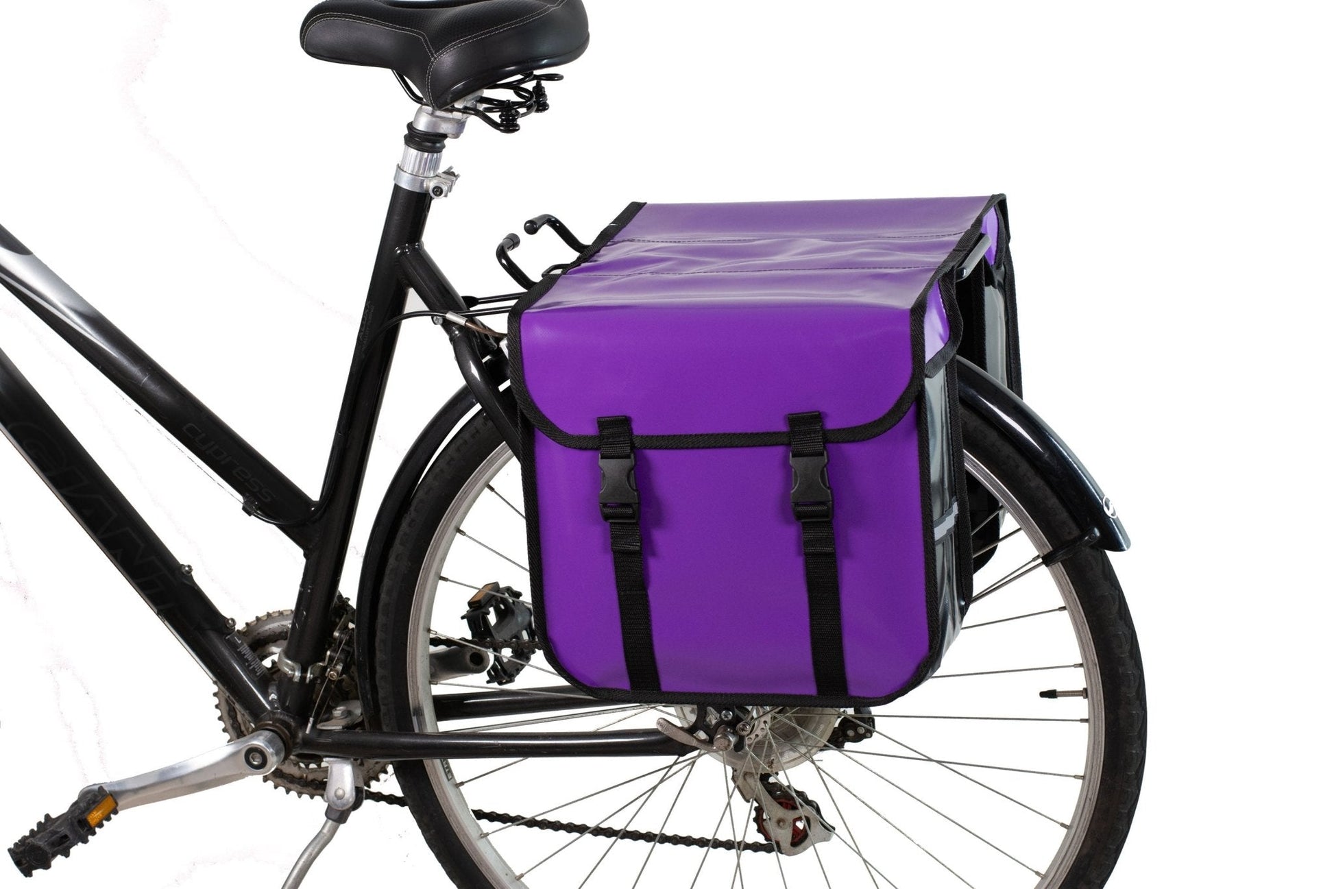 BikyBag Classic CW - Waterproof Bicycle Double Panniers (Purple)