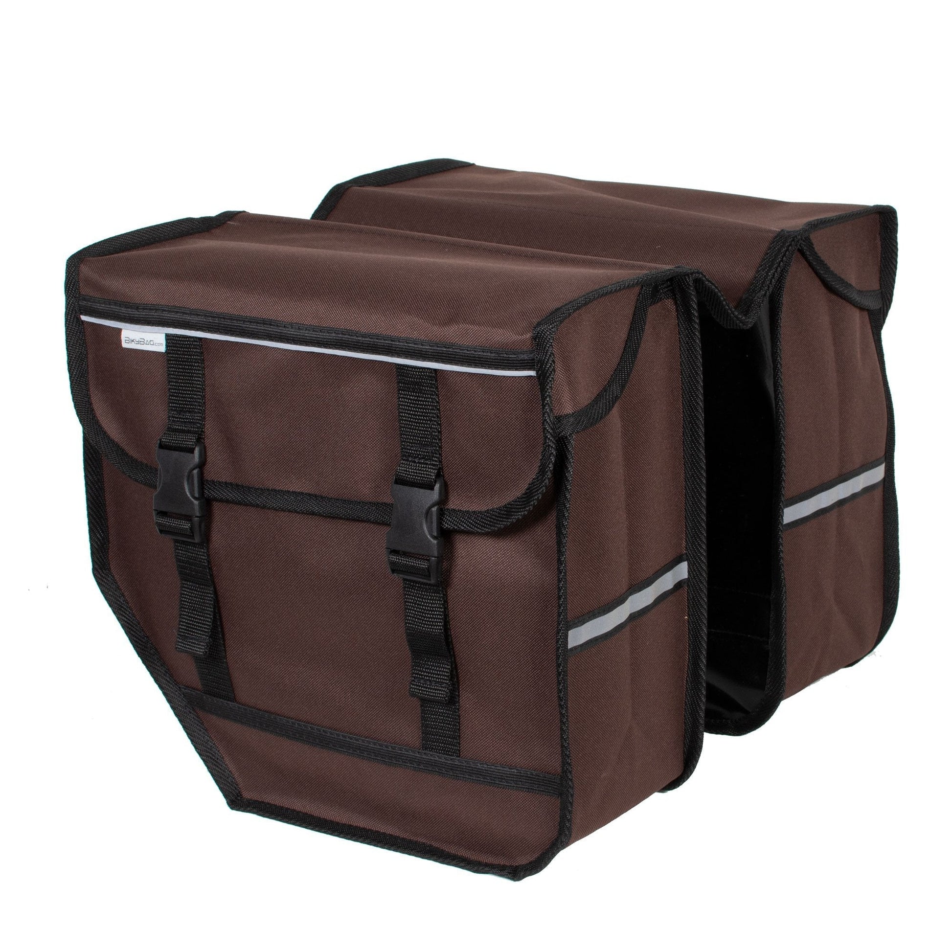 BikyBag Model M  - Bicycle Double Panniers (Brown)