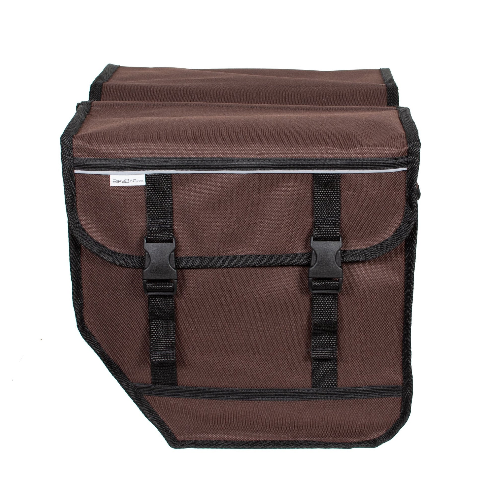 BikyBag Model M  - Bicycle Double Panniers (Brown)