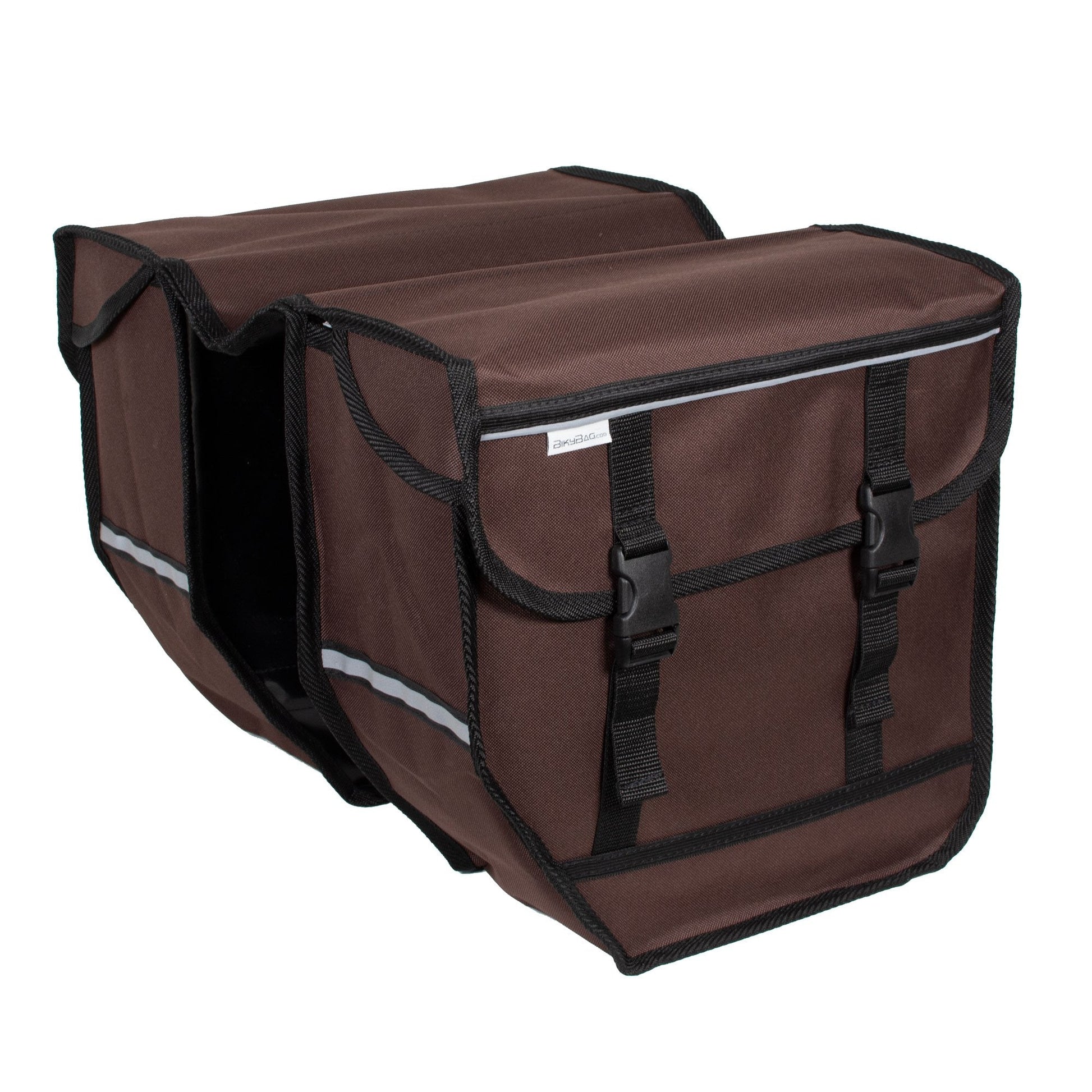 BikyBag Model M  - Bicycle Double Panniers (Brown)
