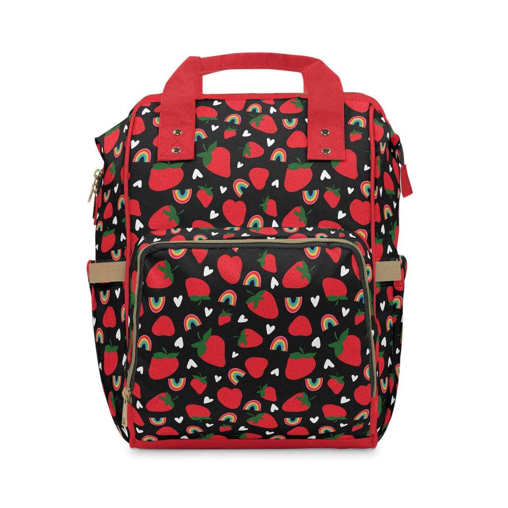 Black Baby Changing Backpack Bag - Rebel Berries