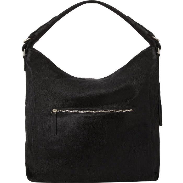 Black Leather Top Handle Grab Bag – Elegant & Versatile by Brix + Bailey at brixbailey.com