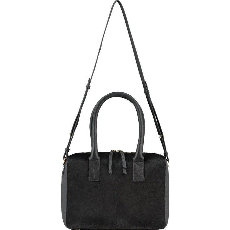 Black Leather Convertible Crossbody Bag - Stylish & Versatile by Brix + Bailey at brixbailey.com