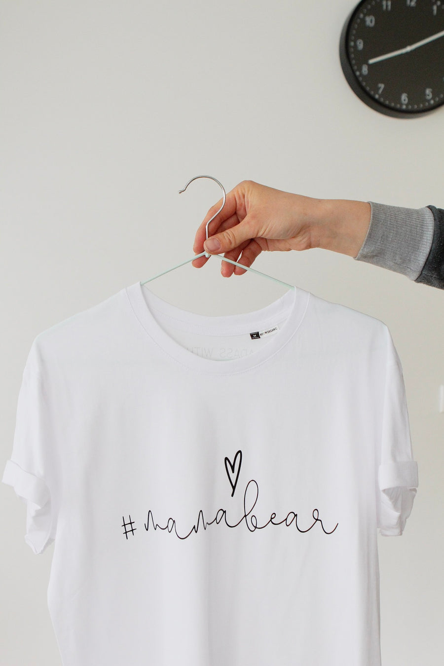 Oversized Organic Cotton T-Shirt – #mamabear by Black Giraffe by Black Giraffe Brand at www.brixbailey.com