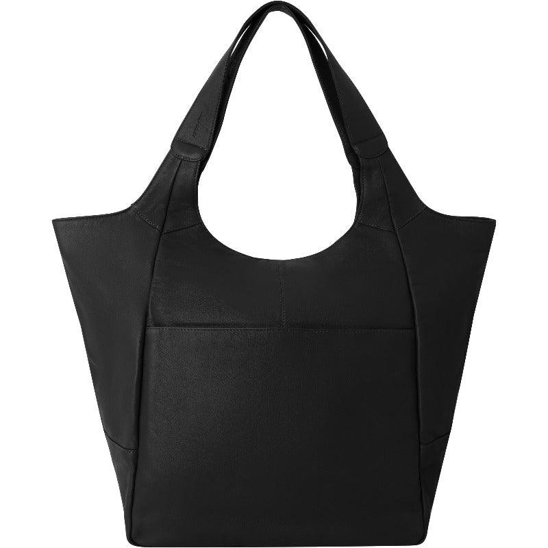 Black Large Pocket Tote Shoulder Bag – Stylish & Spacious by Brix + Bailey at brixbailey.com