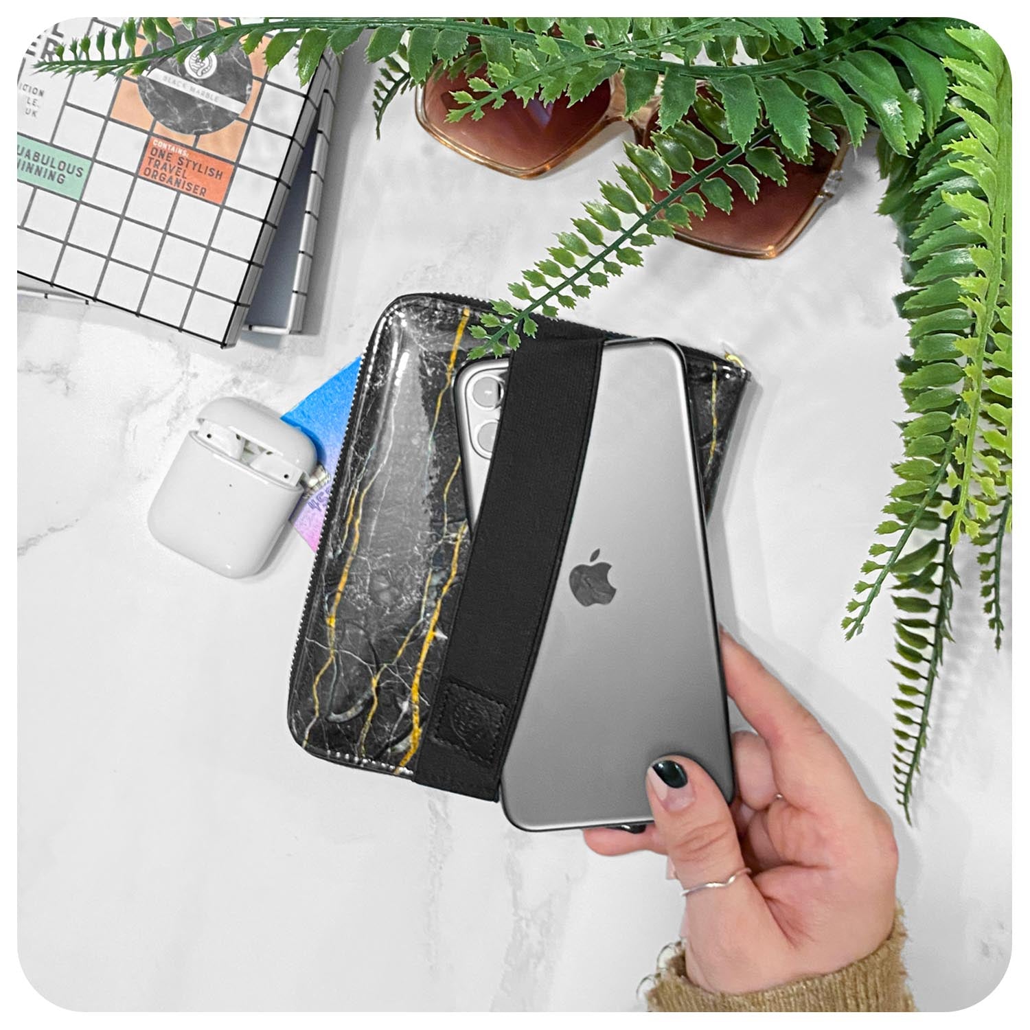 Black Marble - Travel Organiser