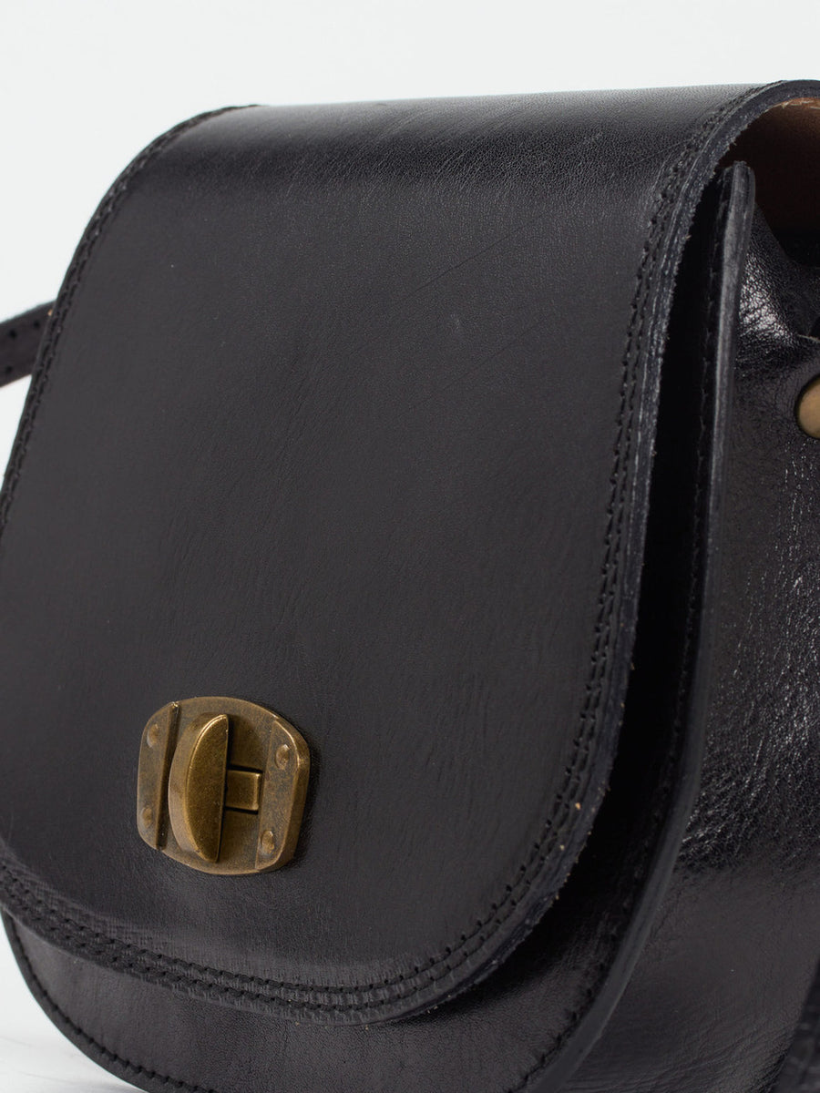 Black Leather Satchel – Premium Italian Craftsmanship & Style by Sostter at brixbailey.com