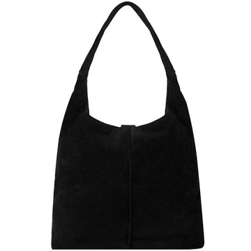 Black Suede Leather Hobo Bag – Spacious & Elegantly Designed by Brix + Bailey at brixbailey.com