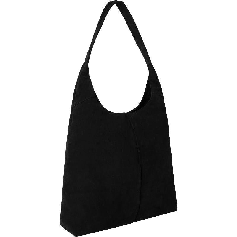 Luxurious Black Suede Hobo Bag – Spacious & Responsibly Sourced by Brix + Bailey at brixbailey.com