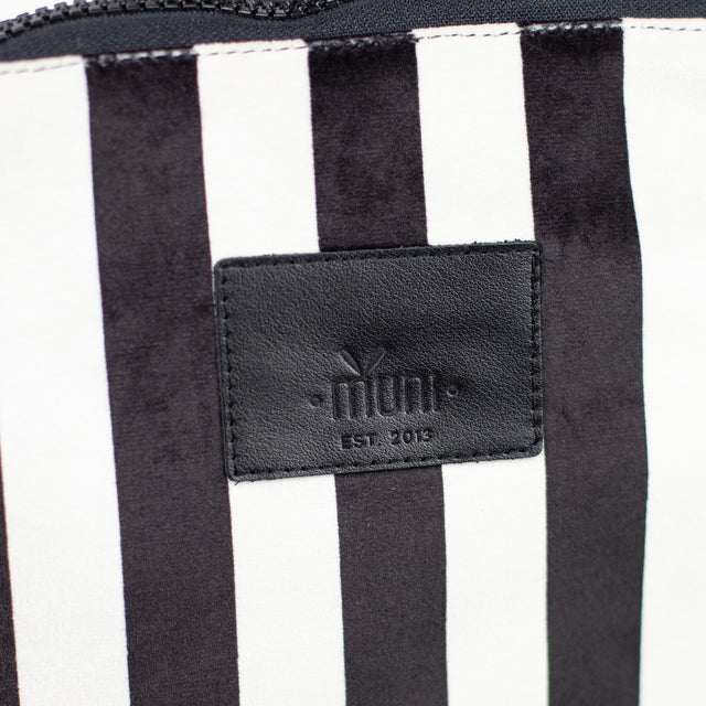 Chic Striped Backpack – Elegant, Durable & Functional by Muni at brixbailey.com