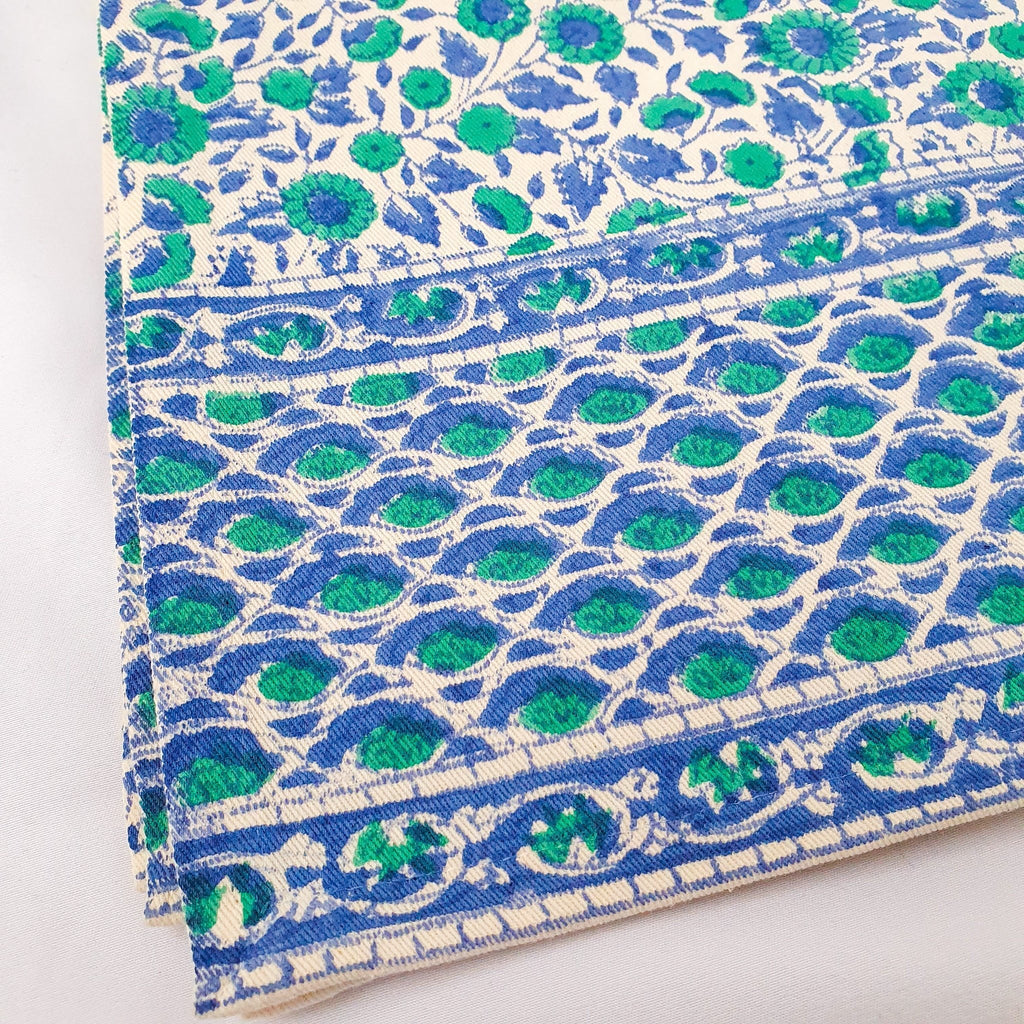 Block-printed organic cotton placemats (set of 2)