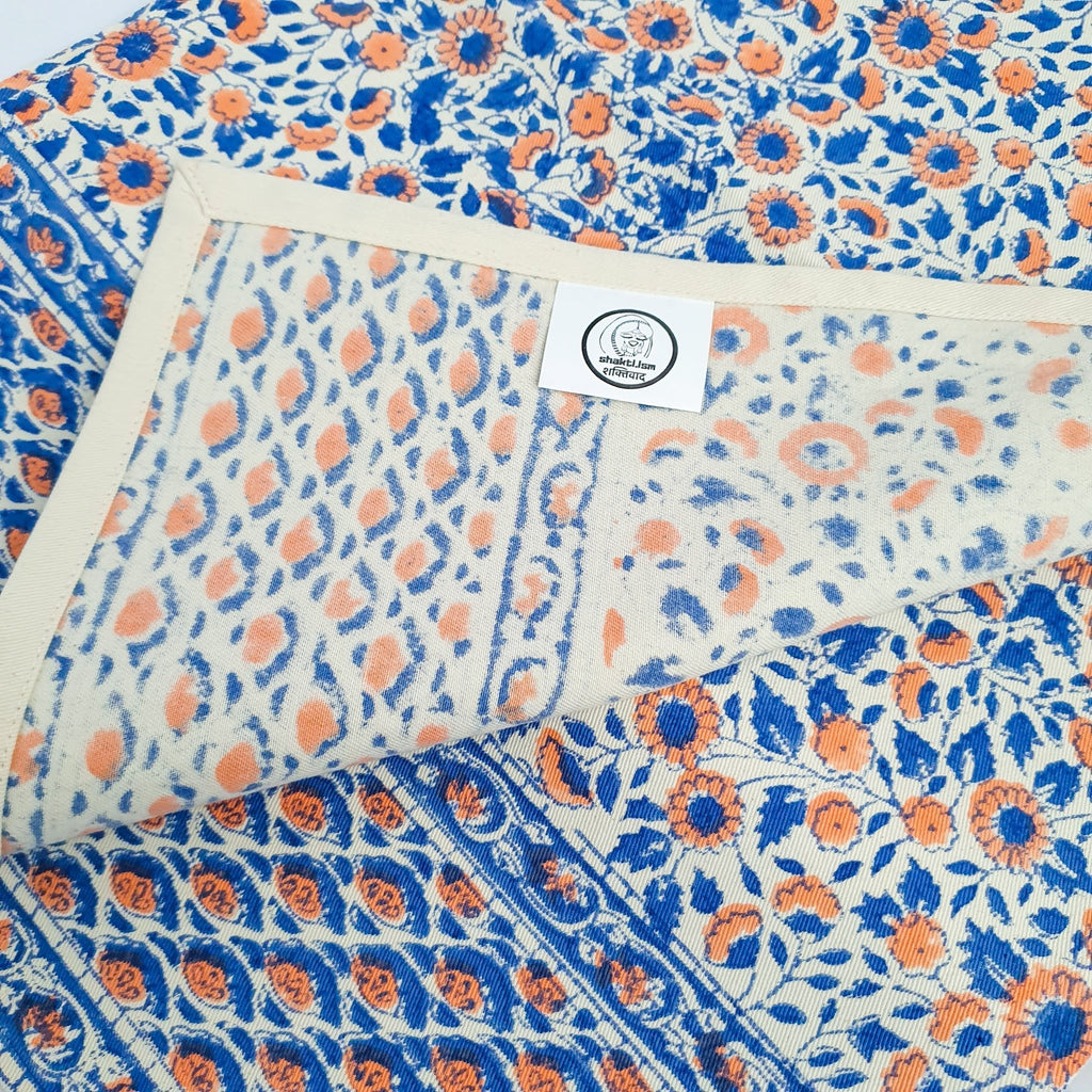 Block-printed organic cotton placemats (set of 2)