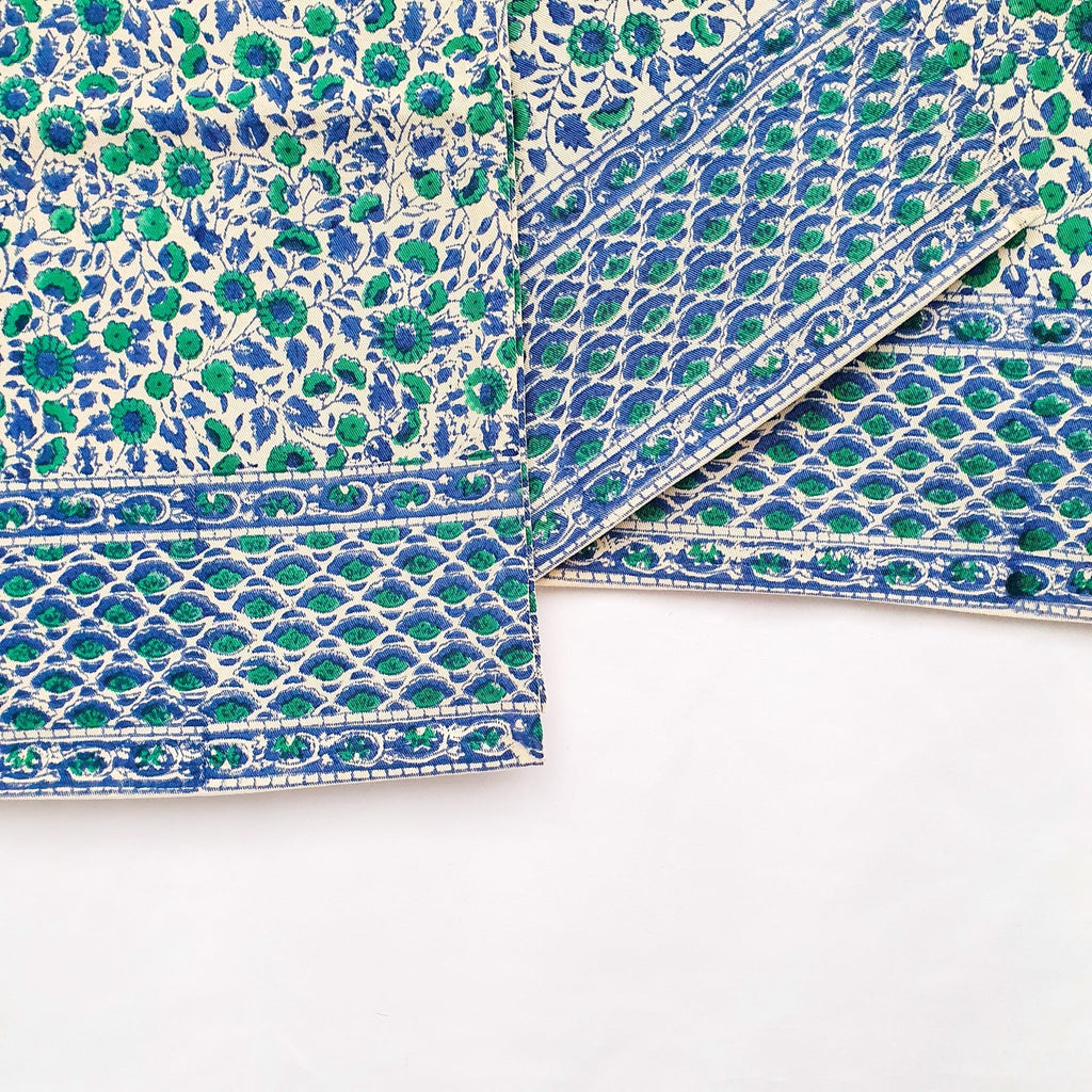 Block-printed organic cotton placemats (set of 2)