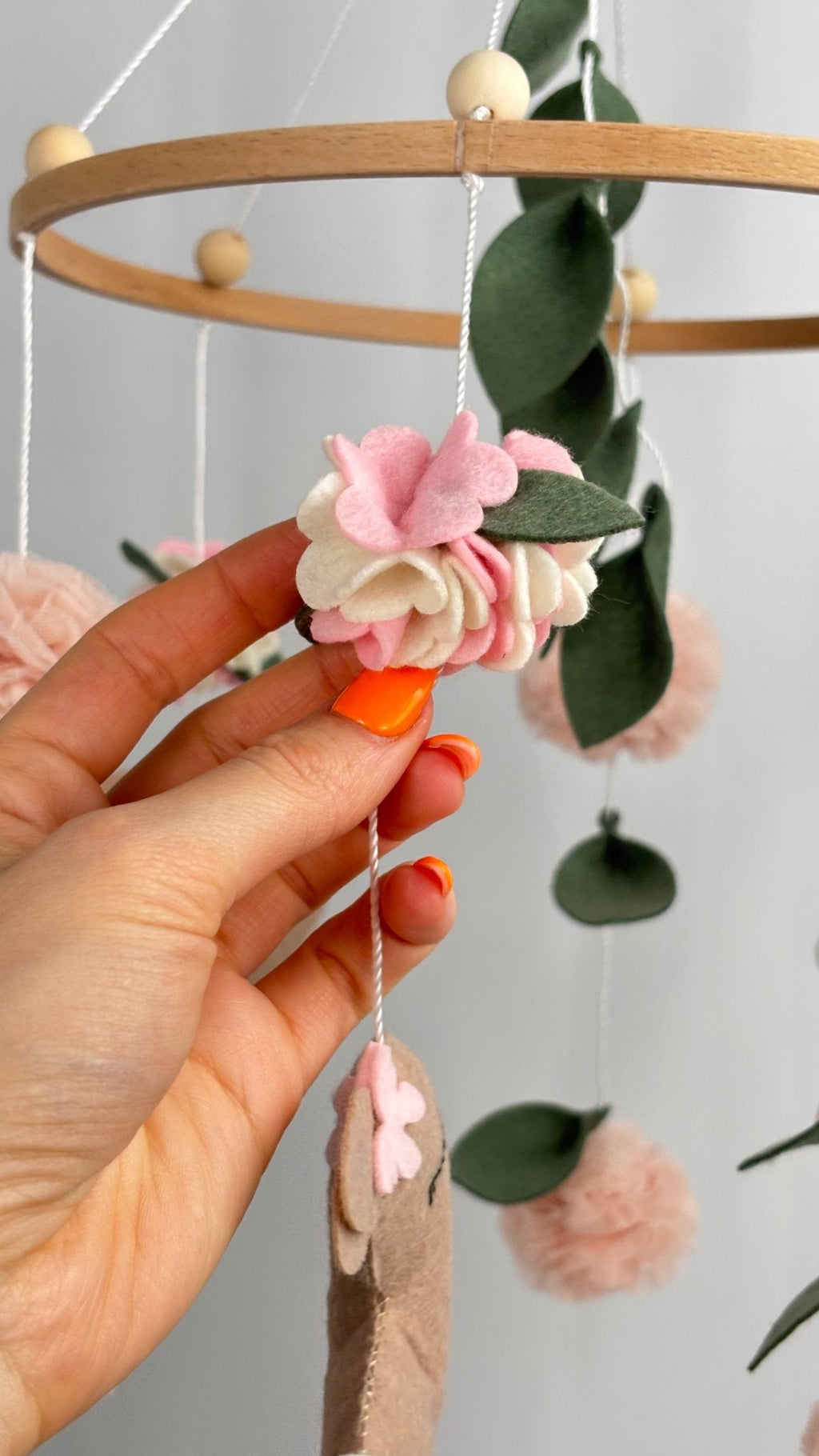 Blossom Bunny Cot Mobile