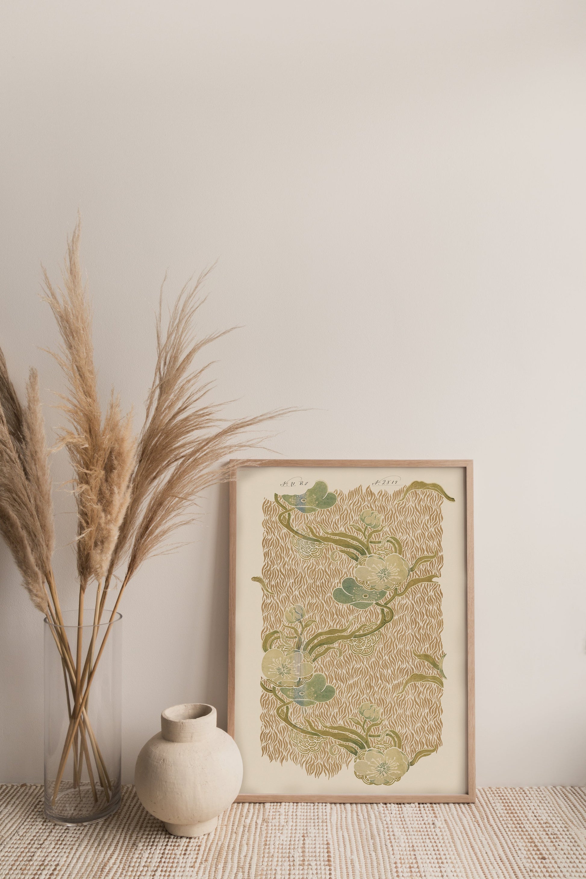 No.017 - Nouveau Blossoms - Vintage Archive Poster Prints