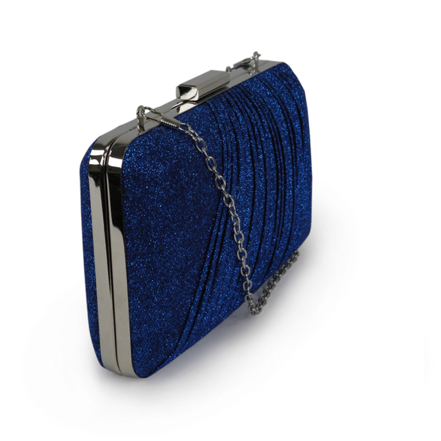 Stylish Nabo Evening Bag NK 2238 Blue with Chain Strap by Nabo at www.brixbailey.com