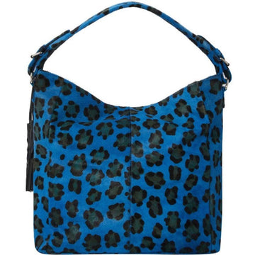 Blue Animal Print Leather Grab Bag – Elegant & Versatile by Brix + Bailey at brixbailey.com