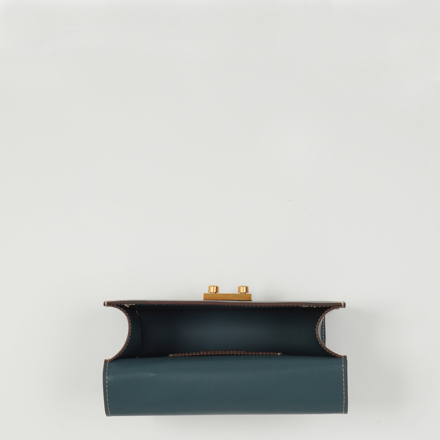 Small Blue Leather Crossbody Bag