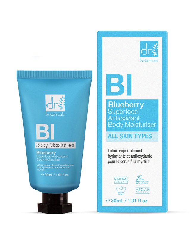 Blueberry Superfood Antioxidant Body Moisturiser 30ml