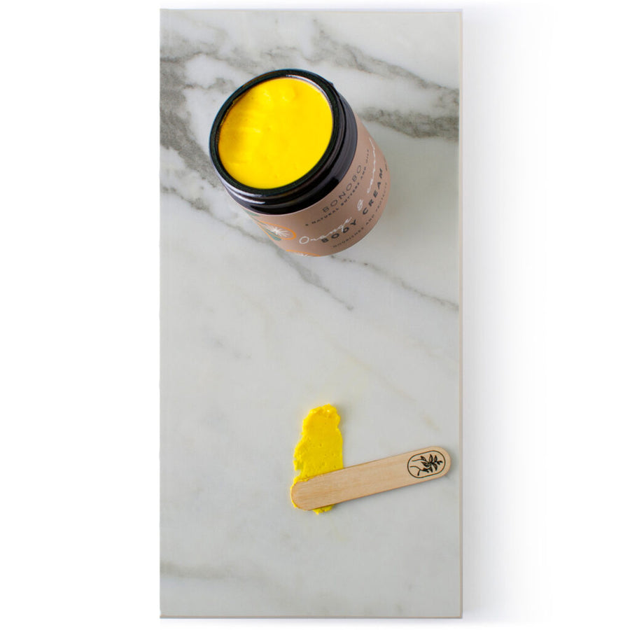 Orange & Carrot Body Cream – Nourishing & Protective Glow by BONOBO at www.brixbailey.com