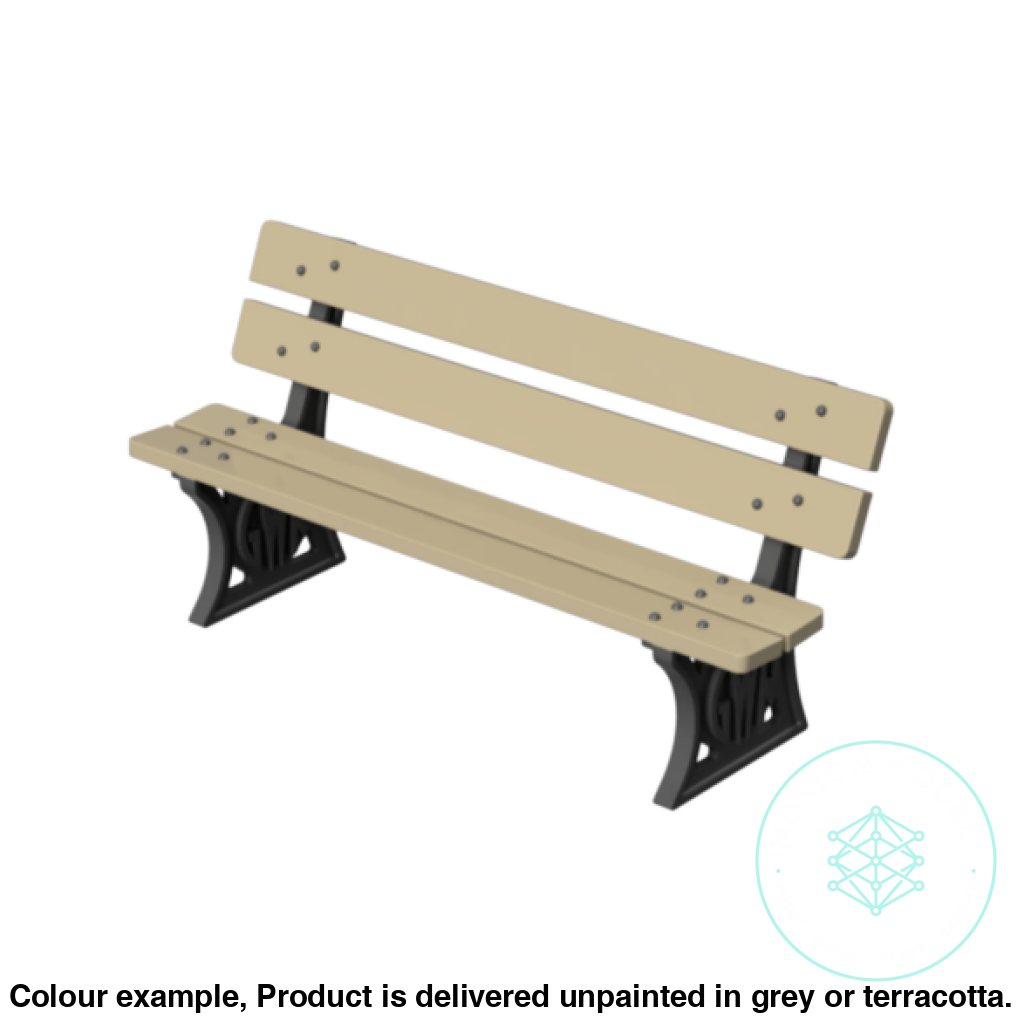 6ft Platform Bench G Scale Model