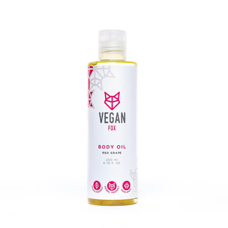 Vegan Fox Grape Seed Oil – Moisturizing & Vitamin-Rich by Vegan Fox at www.brixbailey.com