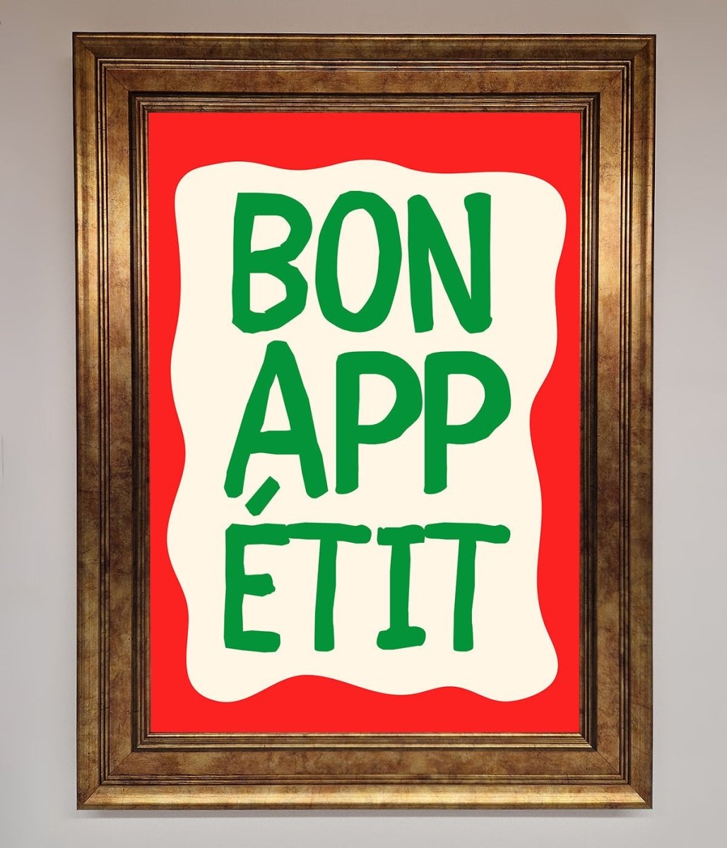 Bonappetit Framed Poster