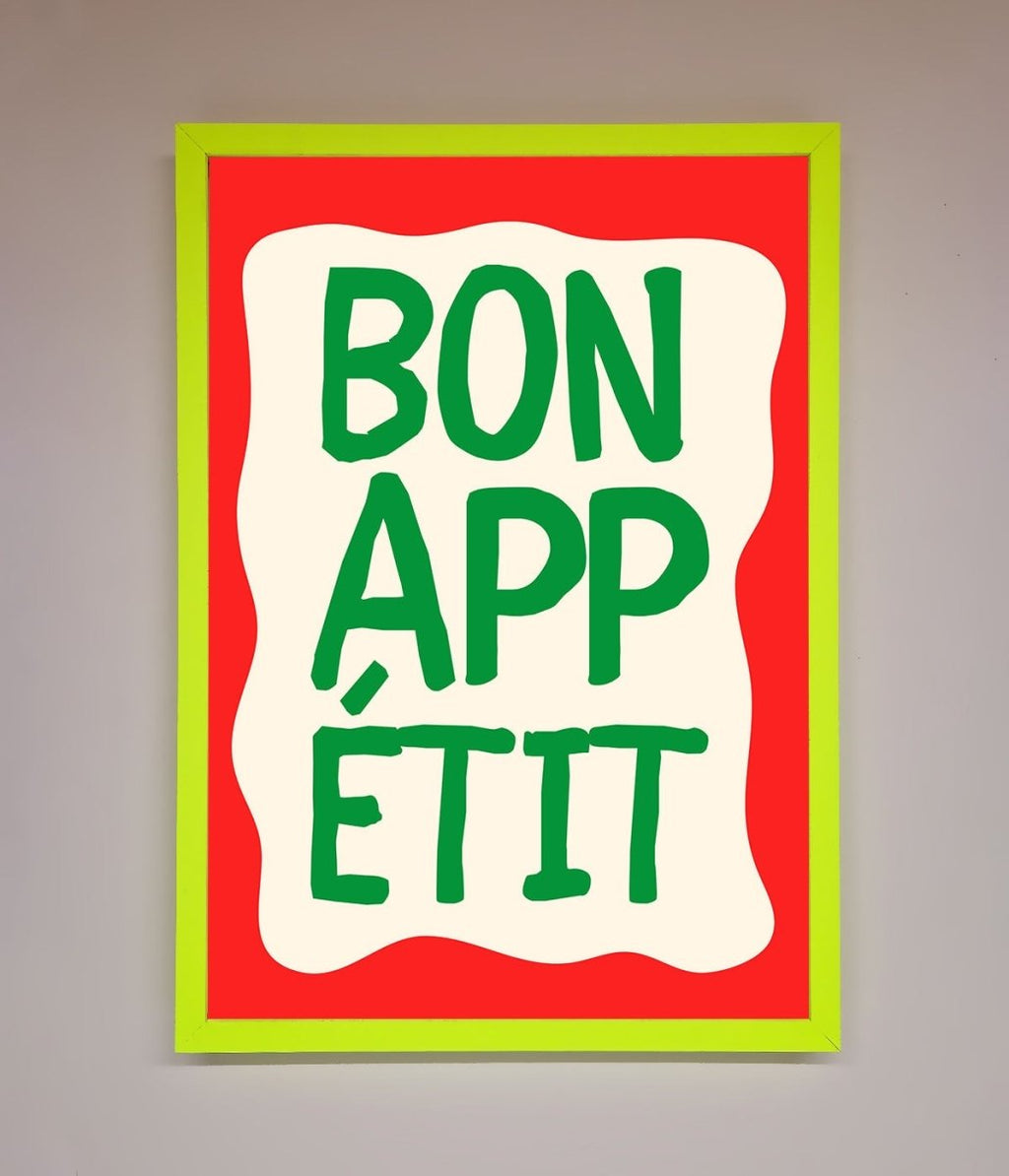 Bonappetit Framed Poster