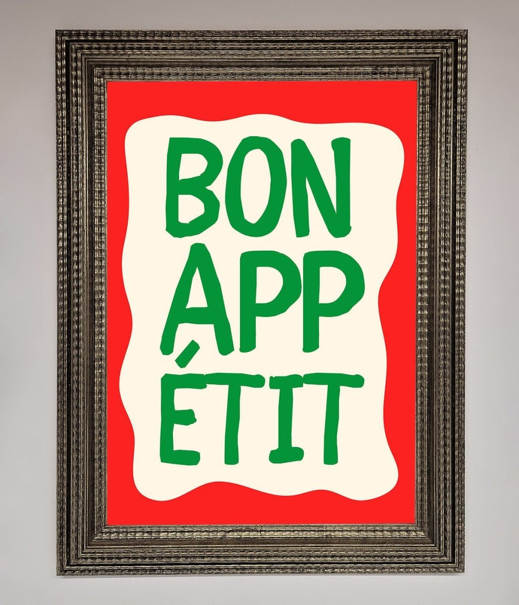 Bonappetit Framed Poster