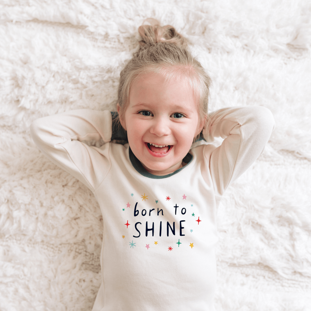 Organic Cotton Pajamas Born to Shine