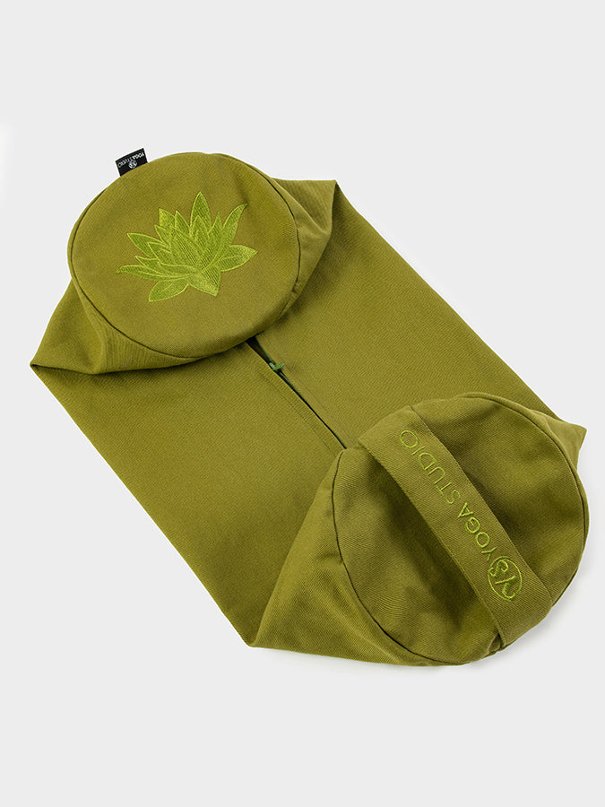 Yoga Studio Replacement Round Lotus Bolster Outer Cushion Cover