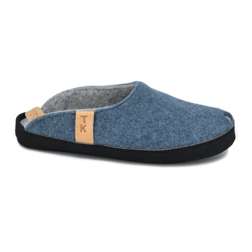 TOKU Brussels Handmade Slippers - 100% Lambswool Felt with Arch Support and Durable Microfibre Sole by Omaking at www.brixbailey.com