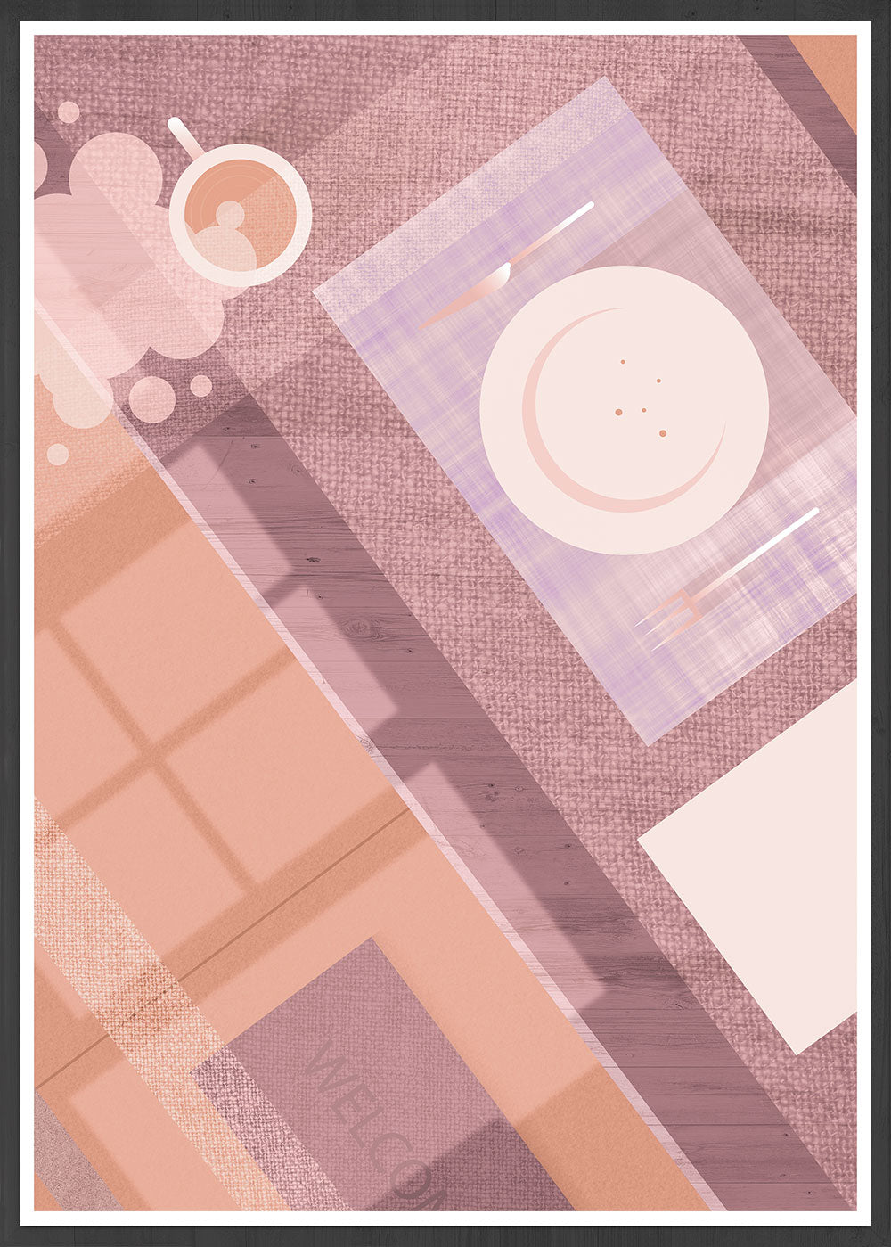 Breakfast II Illustration Print